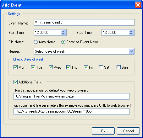 scheduler options